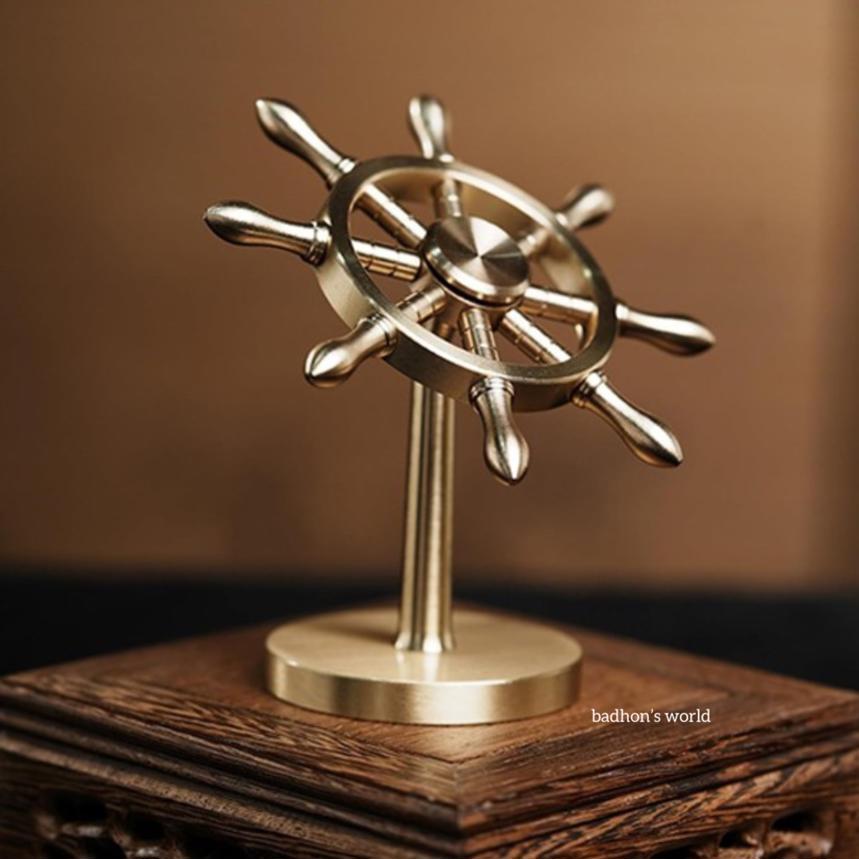 Brass marine rudder statue Showpiece S0191