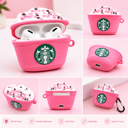 Coffee Cup AirPods Case Cover