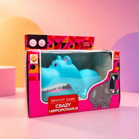 Crazy Hippopotamus Dentist Game