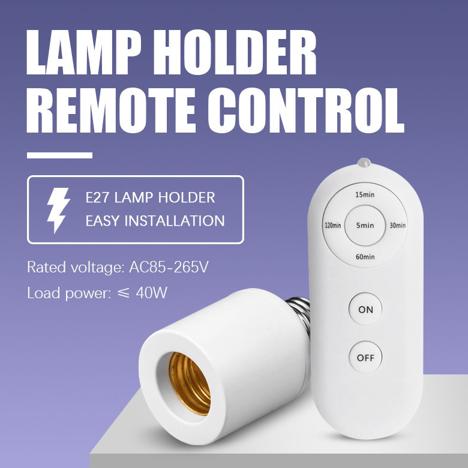E27 screw Wireless Bulb Lamp Holder H0722