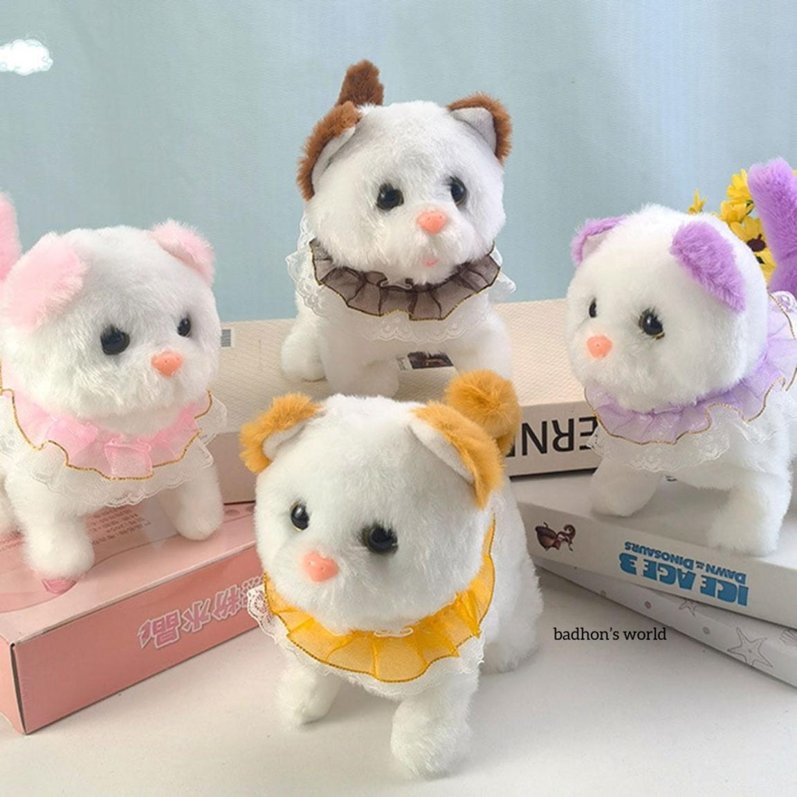 Electronic Plush Kitten Smart & Realistic Cat Toy T0430