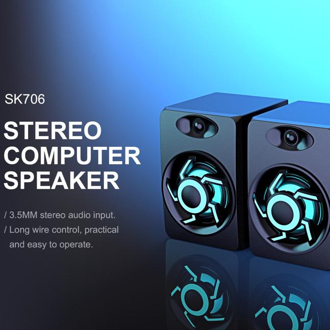 HAVIT SK706 GAMENOTE BACKLIT USB SPEAKER