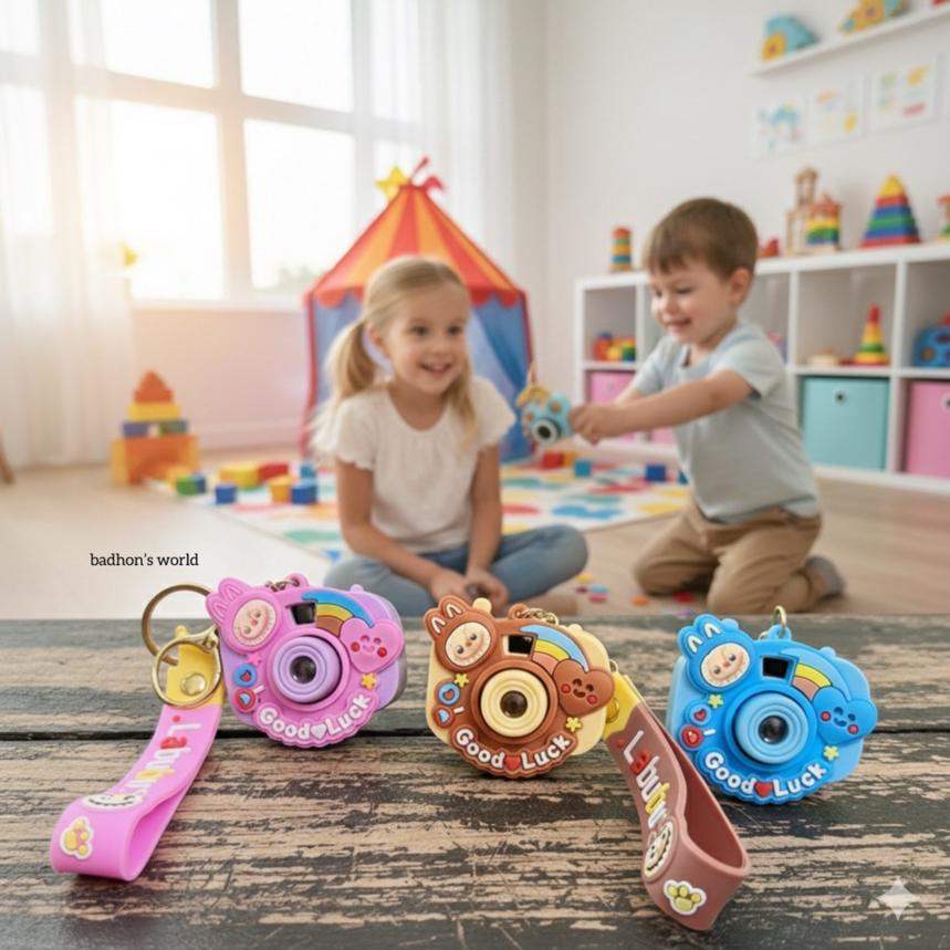 Labubu camera projector Premium key Ring R0253