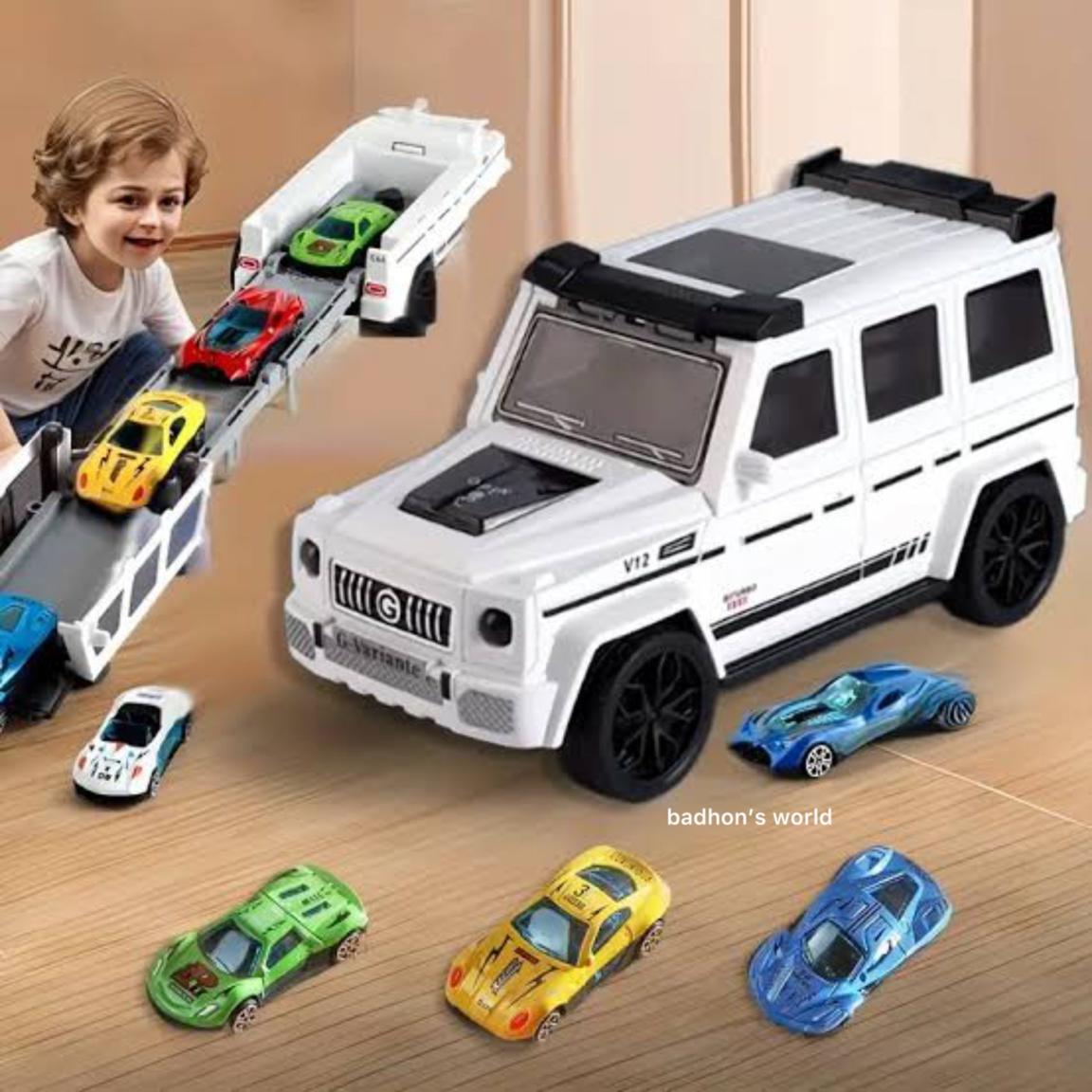 Transformable Ejection G-Wagon Track Car C0040