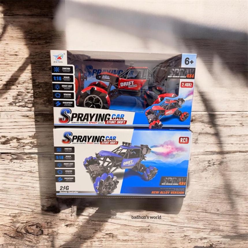 Spraying Drift RC Car (1:18 Scale 4x4 Rock Crawler) C0234